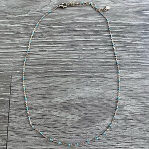 NWOT Blue/Gold Necklace
